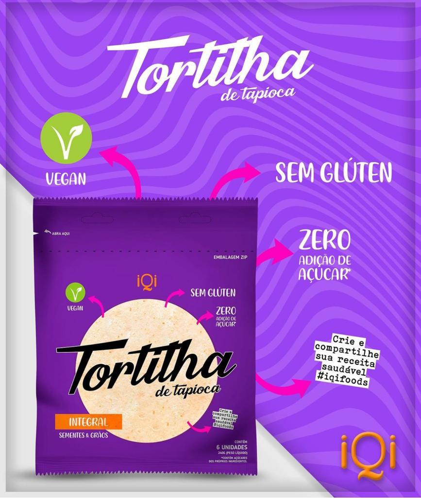 TORTILHA DE TAPIOCA INTEGRAL 240G