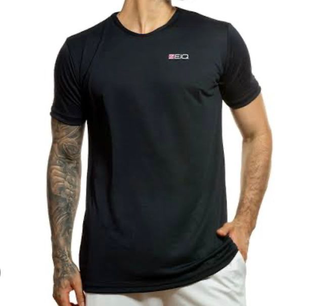 CAMISETA ZEIQ MASC SLIM DRY ARROW PRETA GG