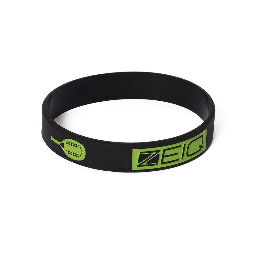 PULSEIRA DE SILICONE PRETA VERDE ZEIQ