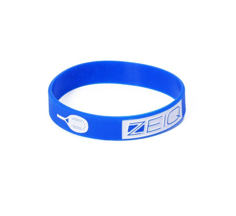 PULSEIRA DE SILICONE AZUL BRANCA ZEIQ