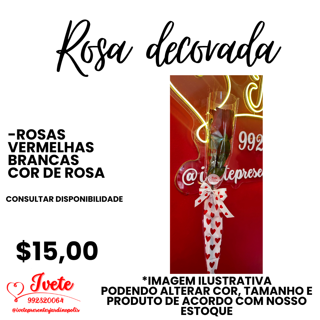 ROSA DECORADA