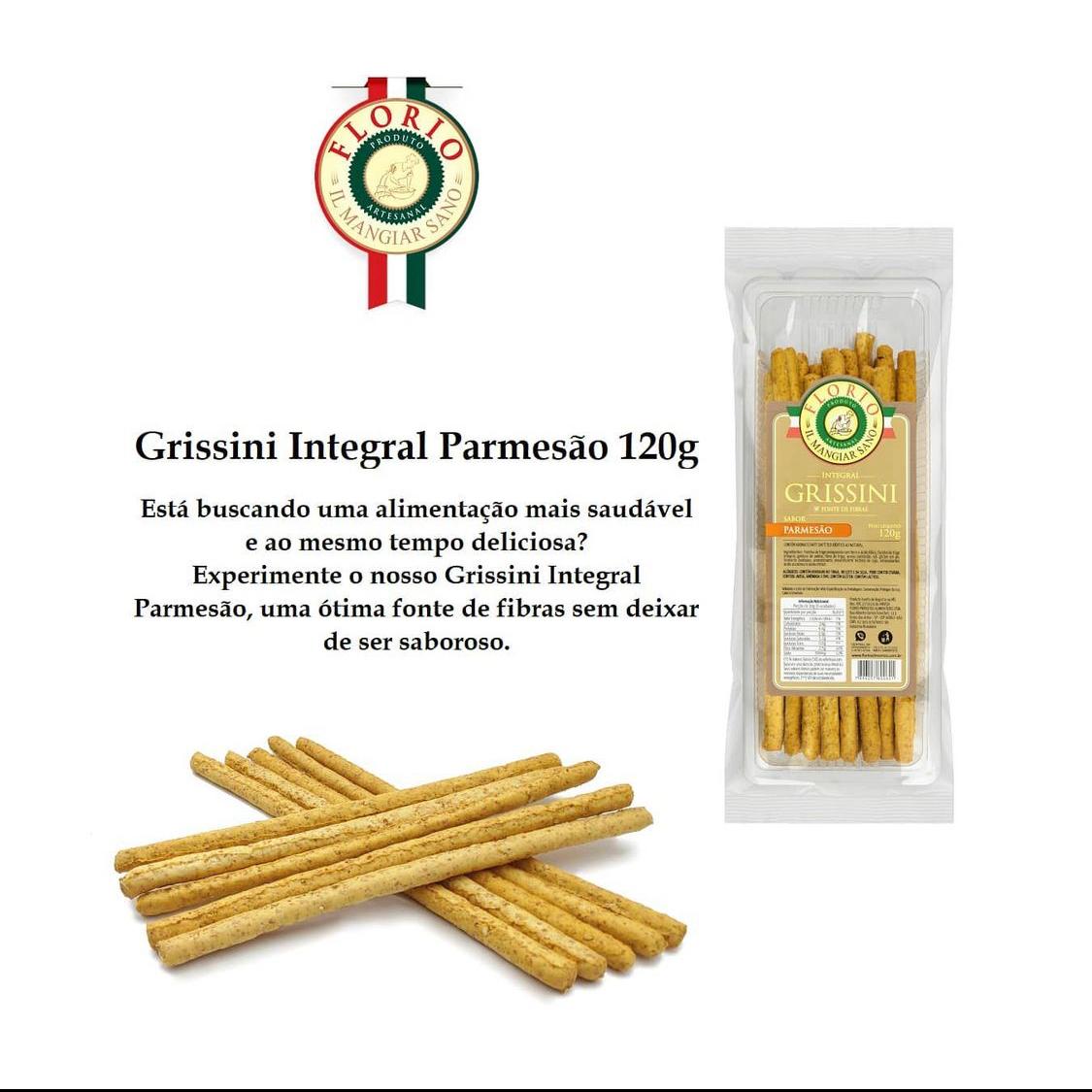 GRISSINI FLORIO PARMESÃO 120G